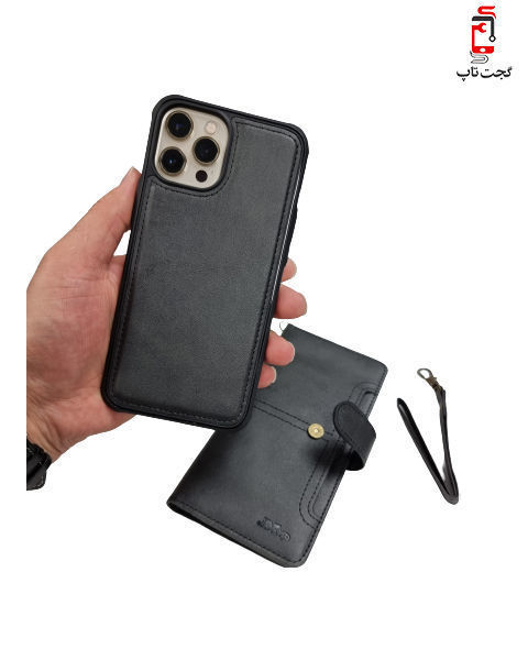 کیف-گوشی-آیفون11 پرومکس-به همراه-جای کارت-برندJDK