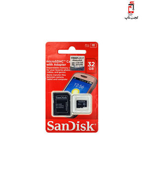 تصویر از کارت حافظه 32 گیگ SanDisk مدل micro SDHC UHS-I