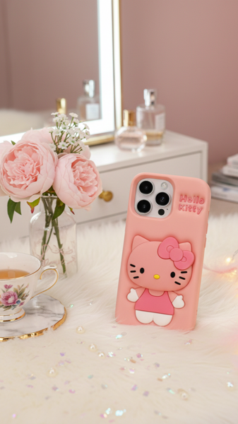 قاب-عروسکی-hello-kitty-آیفون-16-پرومکس