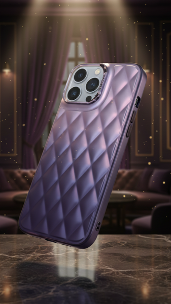 قاب-پافری-طرح-لوزی-آیفون-13-پرومکس